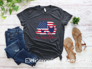 Chicken Americana Short-Sleeve Unisex T-Shirt