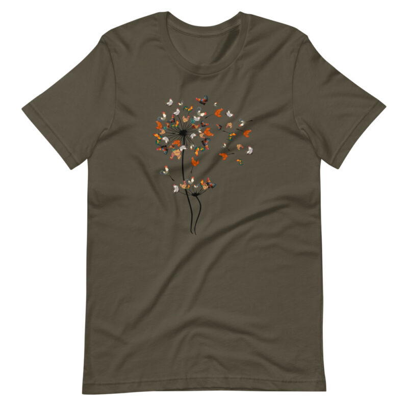 Dandelion Chickens Short-Sleeve Unisex T-Shirt