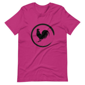 Round Rooster Short-Sleeve Unisex T-Shirt