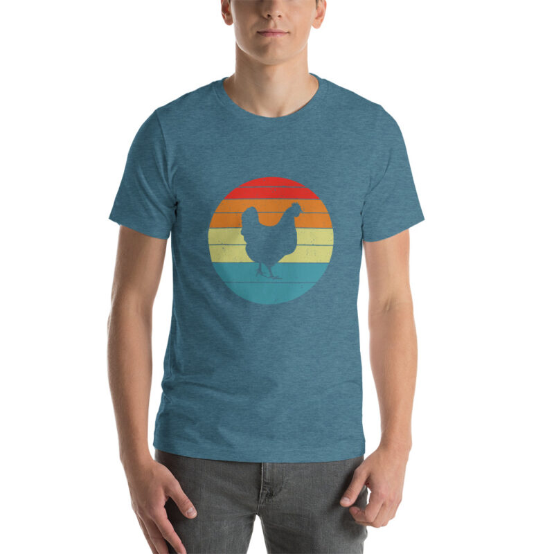 Retro Chicken Short-Sleeve Unisex T-Shirt - Image 11