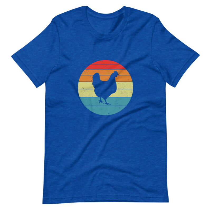 Retro Chicken Short-Sleeve Unisex T-Shirt - Image 2