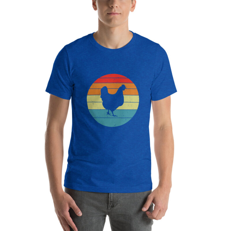 Retro Chicken Short-Sleeve Unisex T-Shirt - Image 6