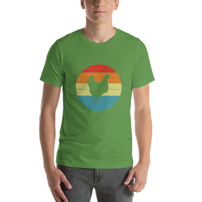 Retro Chicken Short-Sleeve Unisex T-Shirt - Image 12