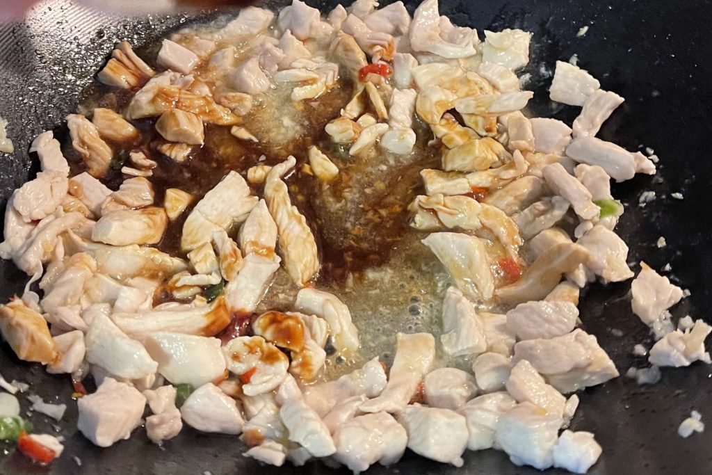 Spicy Gluten Free Thai Basil Chicken