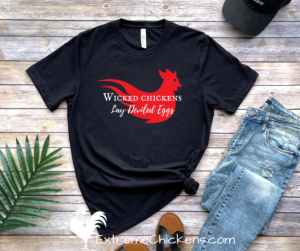 Wicked Chickens Lay Deviled Eggs Short-Sleeve Unisex T-Shirt