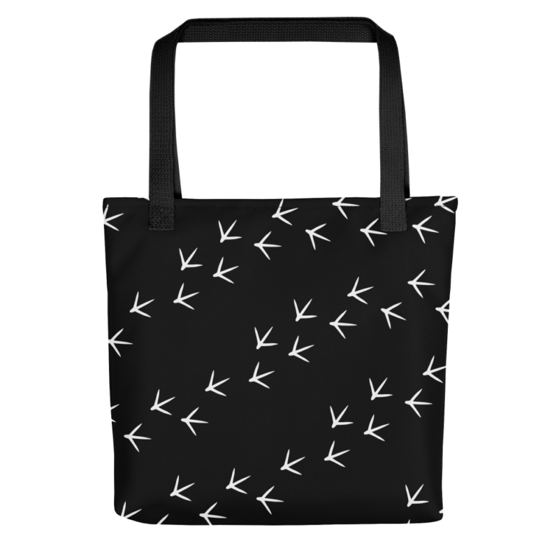 Chicken Footprints Tote Bag
