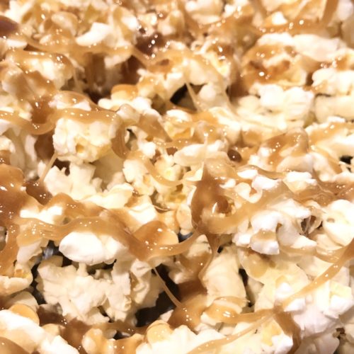 Easy Chewy Caramel Popcorn