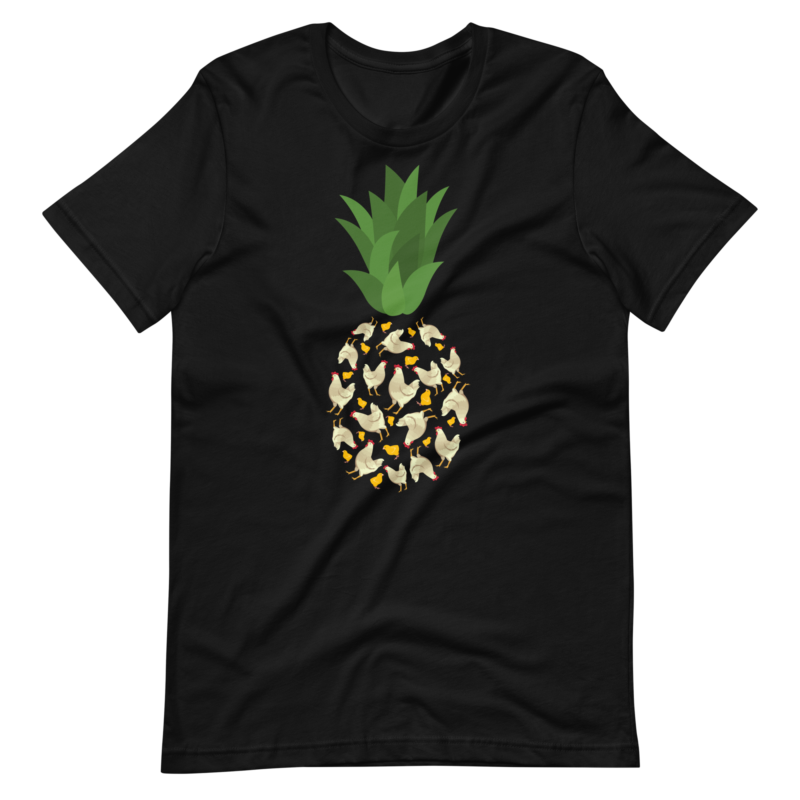 Summer Pineapple Chickens Unisex T-Shirt