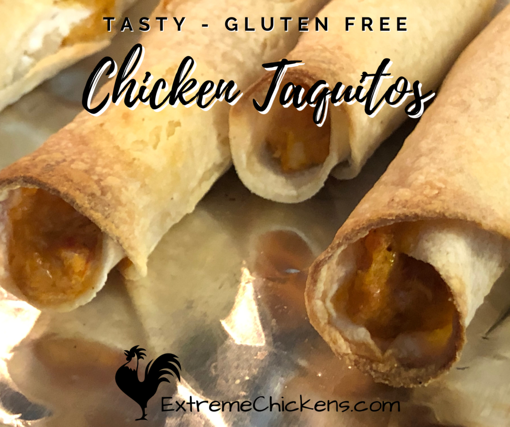 Tasty Gluten Free Chicken Taquitos